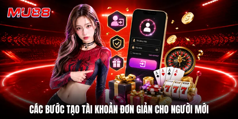 Các bước tạo tài khoản đơn giản cho người mới