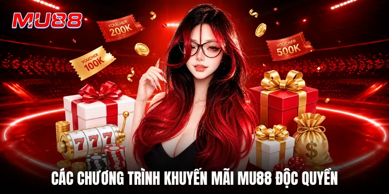 Các chương trình khuyến mãi MU88 độc quyền 