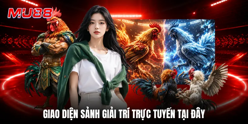 Giao diện sảnh giải trí trực tuyến tại đây