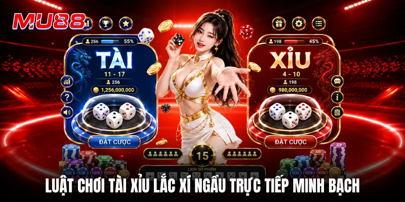 Luật chơi tài xỉu lắc xí ngầu trực tiếp minh bạch