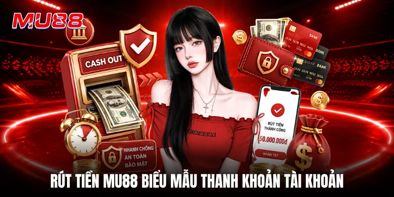 Rút tiền MU88 biểu mẫu thanh khoản tài khoản 