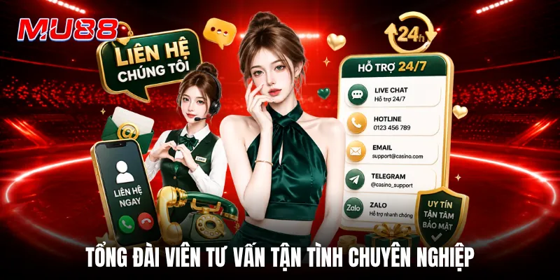 Tổng đài viên tư vấn tận tình chuyên nghiệp